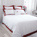Ensemble de housse de couette rouge Moonrise
