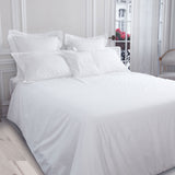 Ensemble de housse de couette blanc pur Moonrise